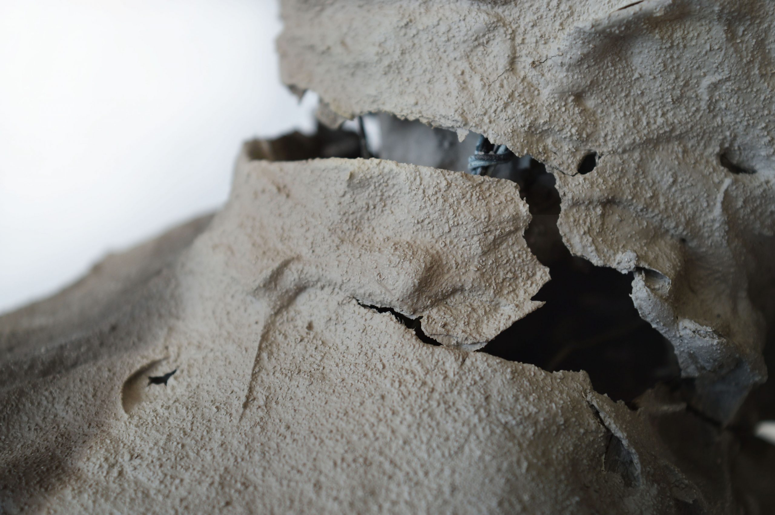 Cracked Paper Kiln Vessel (Detail)
