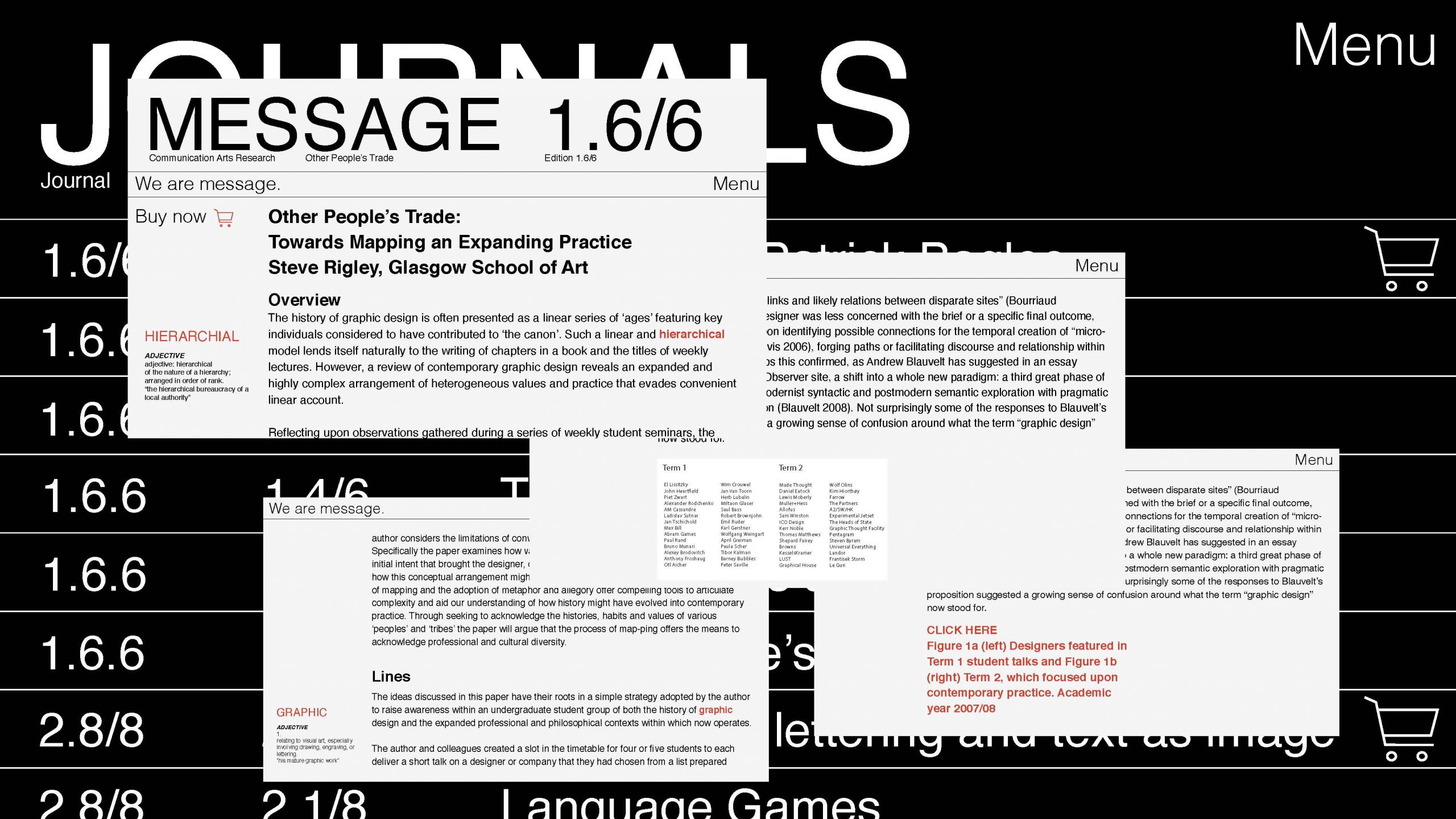 Message Journal Website