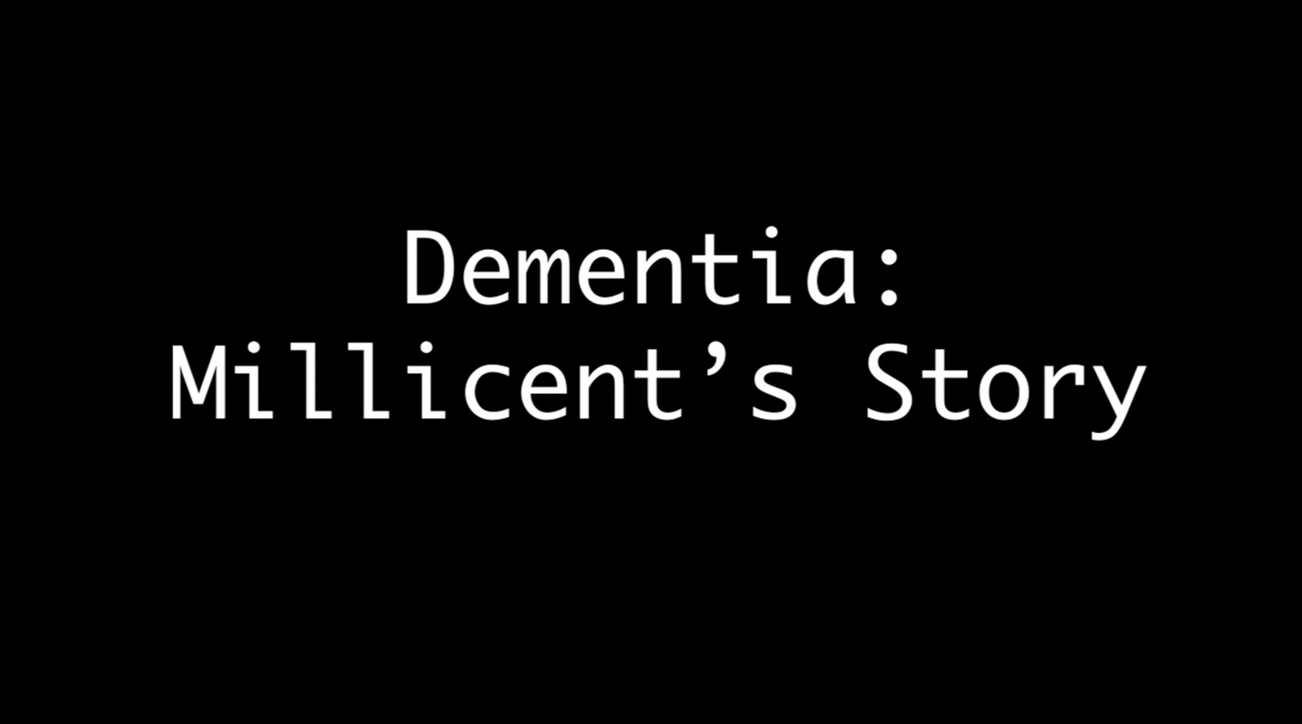 Dementia: Millicent's Story - Short Documentary Film