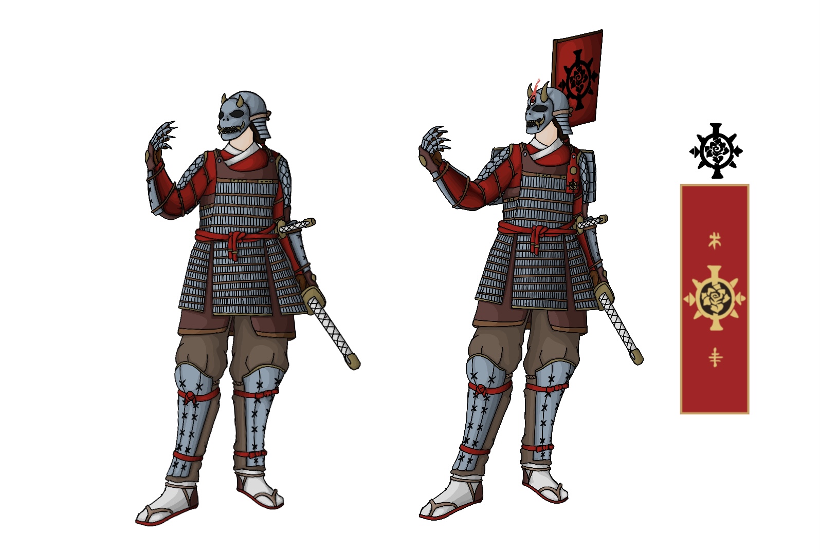 Warmonger Character Redesign - Samurai Faction