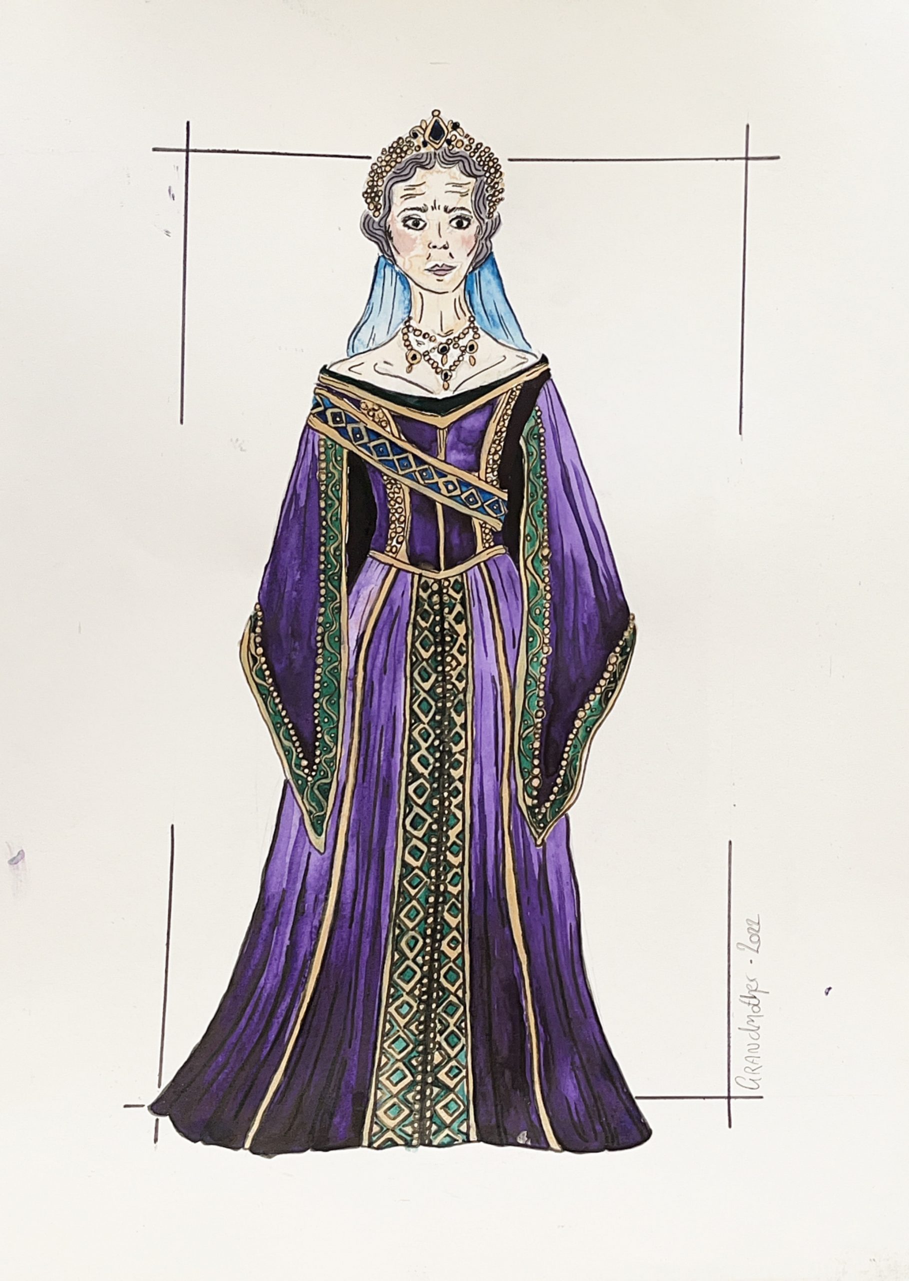 Grandmother Maria Feodorovna Costume Design